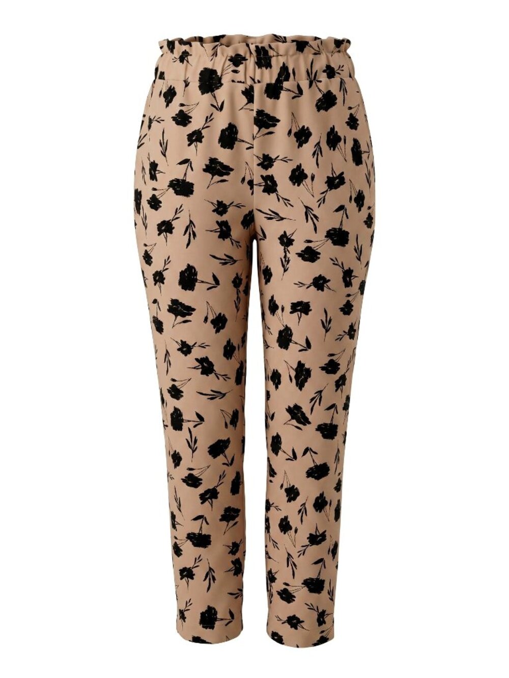 Jules & Leopold Womens Small Tan Floral Jogger Pants Pull On Elastic Waist NWT - Picture 6 of 6